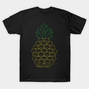Pineaple Cat T-Shirt